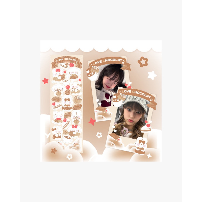 mallangcloud Love Chocolat Sticker Sheet