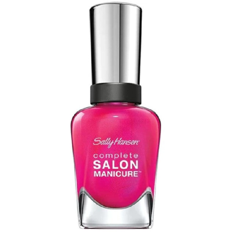 Sally Hansen Complete Salon Manicure Nail Polish 530 Back To Fuchsia