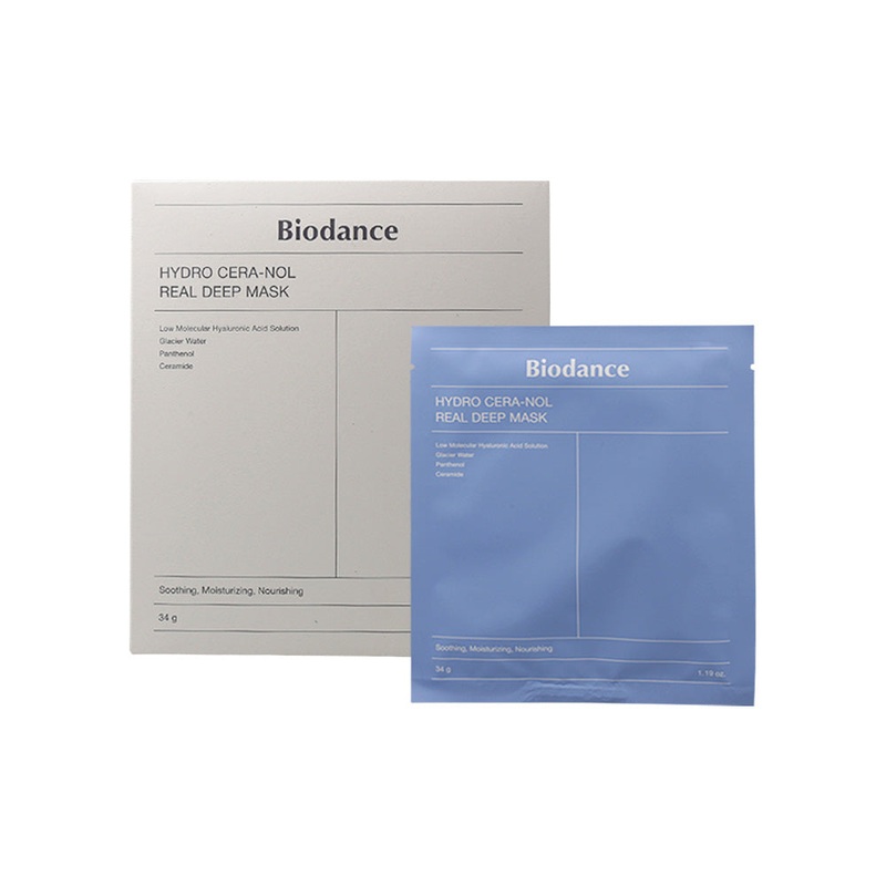 Biodance Hydro Cera-Nol Real Deep Mask Sheet 34g *8ea*