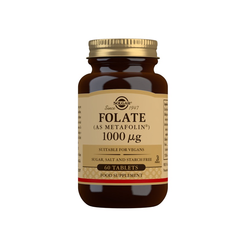 Folate (as Metafolin) 1000g 60 tablets