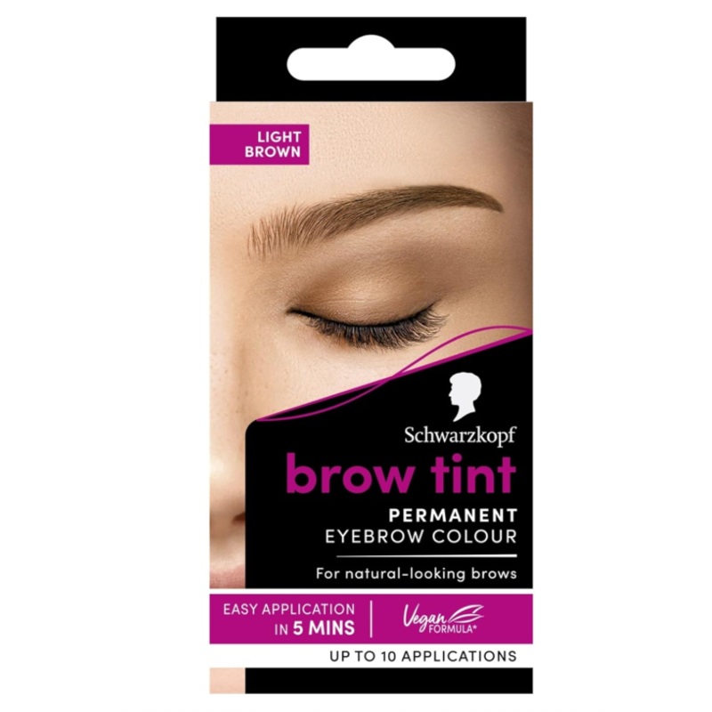 Schwarzkopf Permanent Eyebrow Colour Brow Tint Light Brown