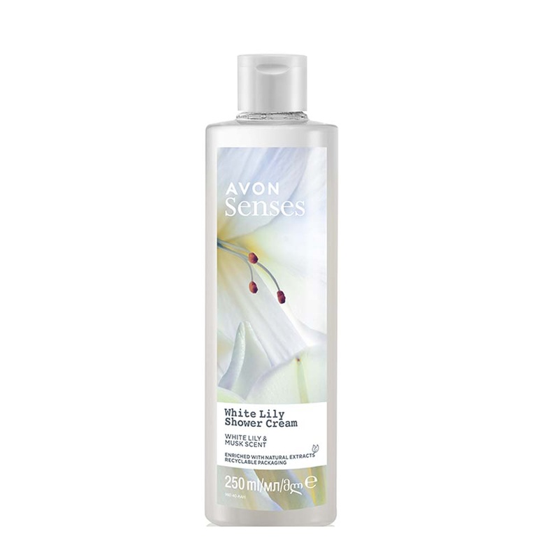Senses White Lily Shower Cream: White Lily & Musk – 250ml