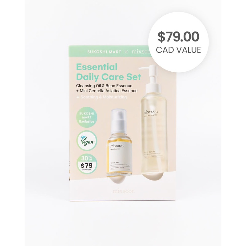mixsoon x SUKOSHI Essential Daily Care Set