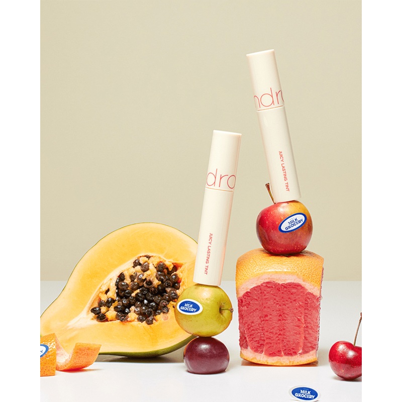 rom&nd Juicy Lasting Tint: Milk Grocery #28 BARE FIG
