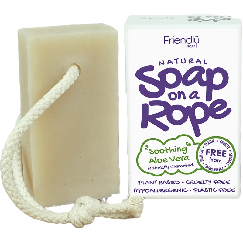 Natural Soap On A Rope | Aloe Vera Fragrance Free