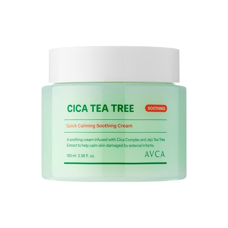 AVCA Cica Tea Tree Quick Calming Soothing Cream 100ml