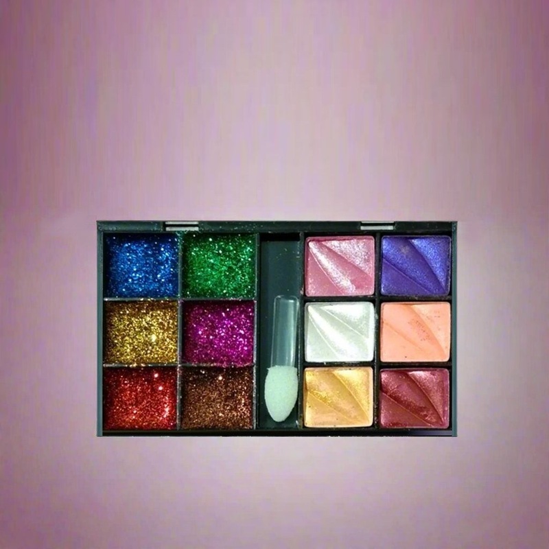 12pc Eyeshadow & Eyeliner Palette Set  Compact, Versatile, and Travel-Friendly
