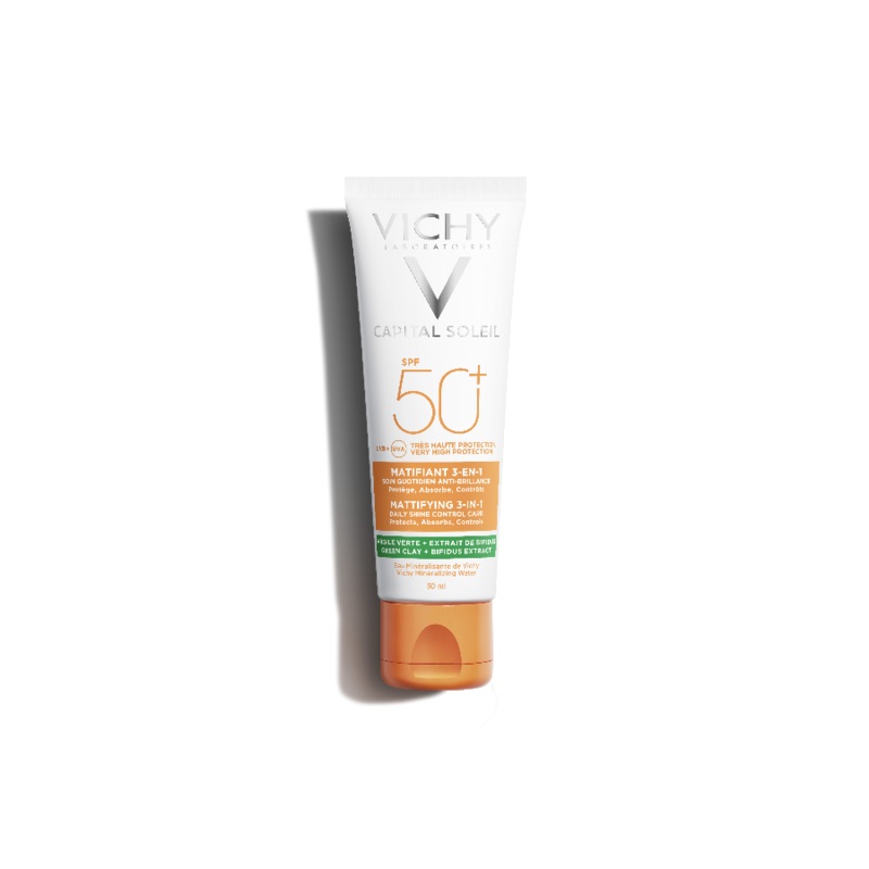 Capital Soleil Mattifying 3-In-1 SPF-50+ 50ml