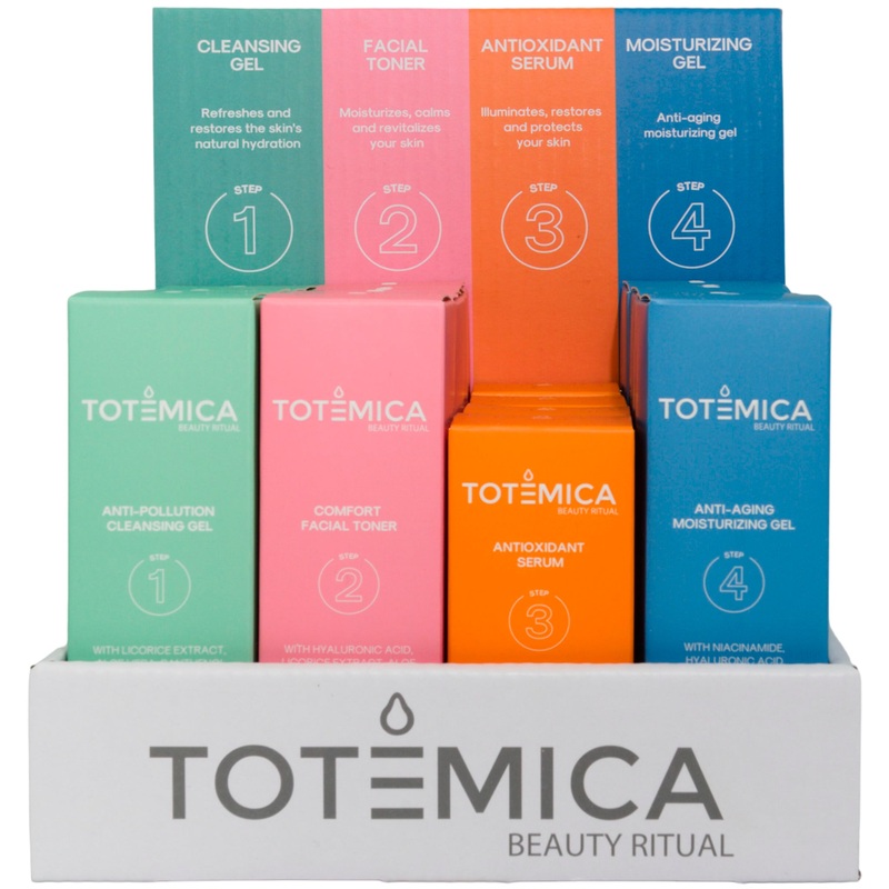 Totemica Skin Care – Wholesale Display 16 Units (TBR23-D16)