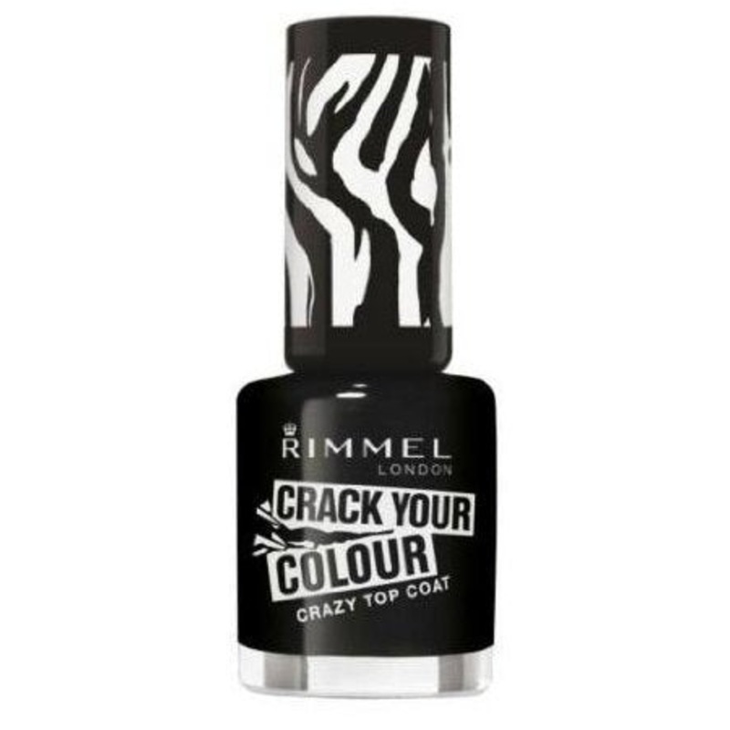 Rimmel Crack Your Colour 010 Black Graffiti Crazy Top Coat
