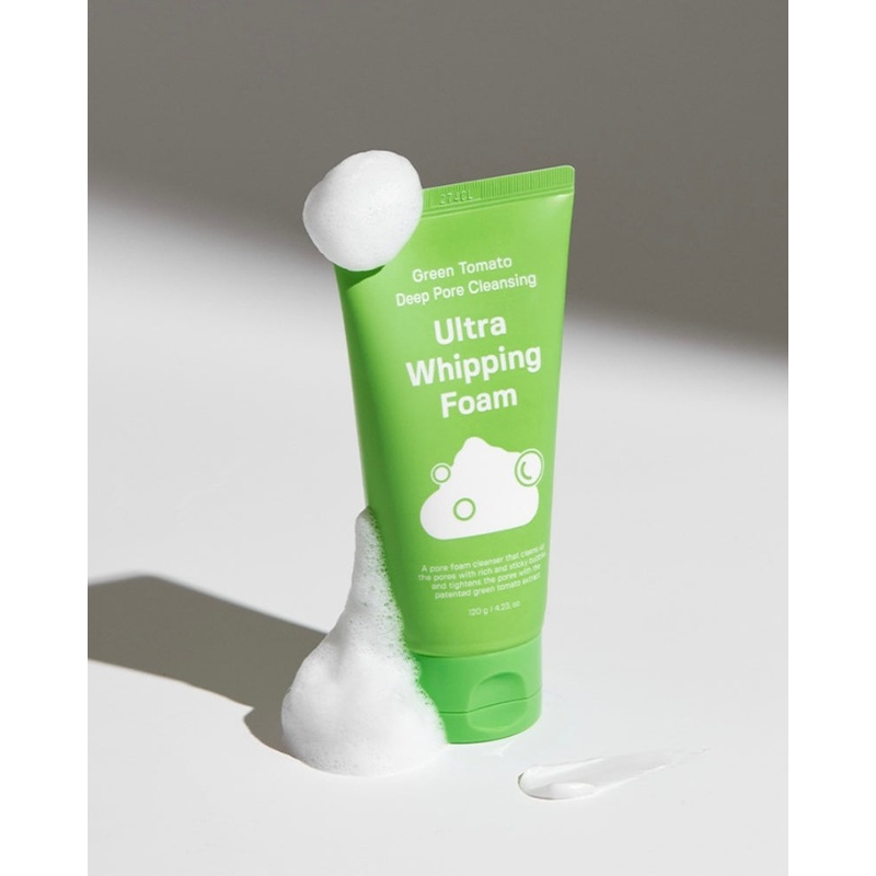 Sungboon Editor Green Tomato Deep Pore Cleansing Ultra Whipping Foam
