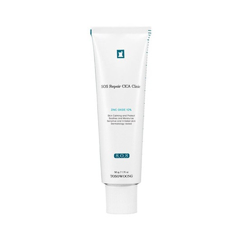 TOSOWOONG SOS Repair Cica Clinic Zinc Oxide 10% Cream 50g