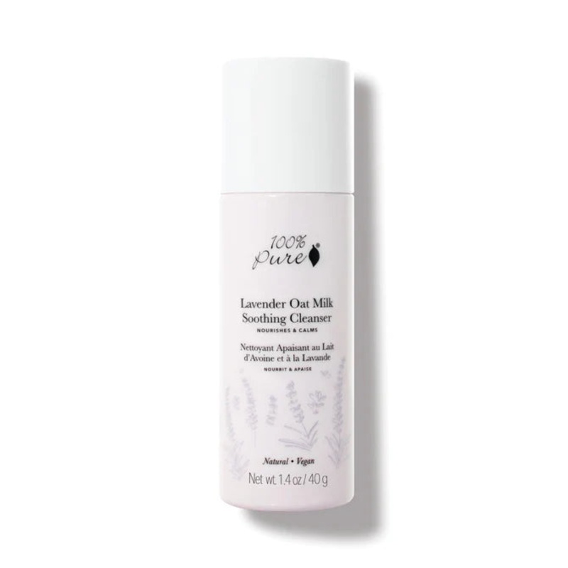 Lavender Oat Milk Soothing Cleanser 40g – 100% Pure