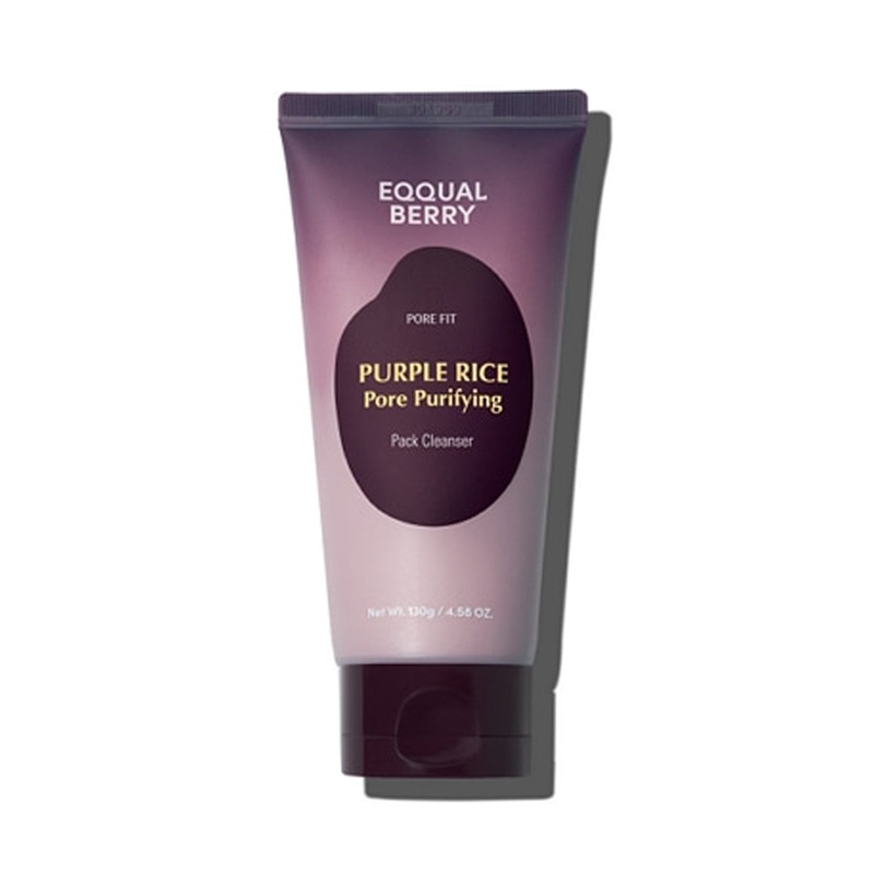 EQQUALBERRY Purple Rice Pore Purifying Pack Cleanser 130g