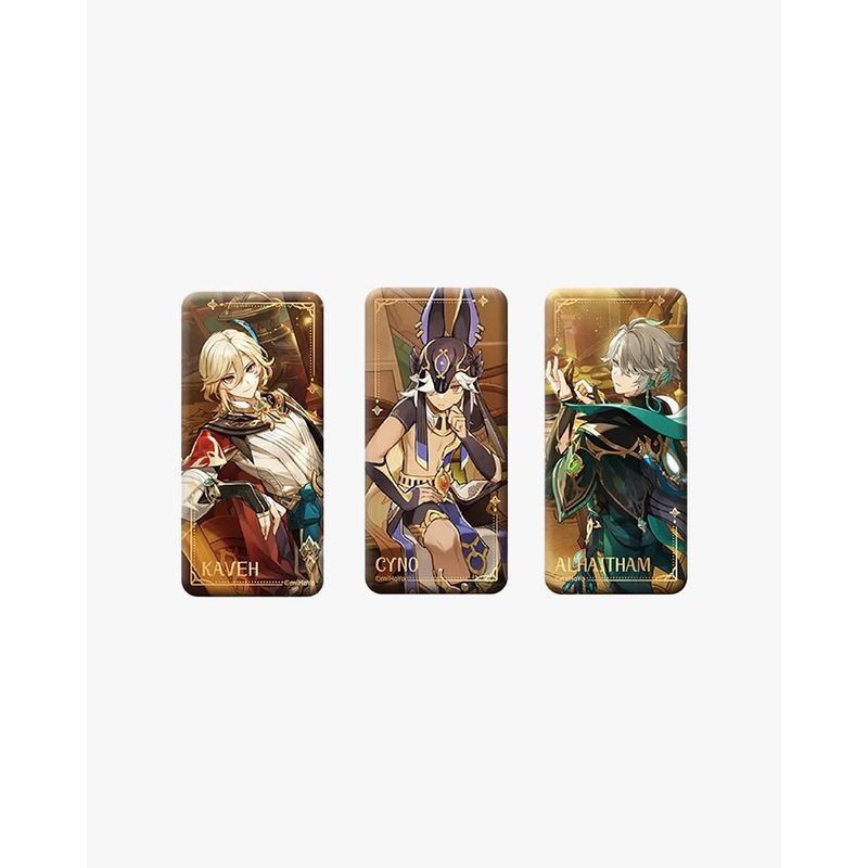 Genshin Impact A Parade of Providence Series Square Tin Badge Alhaitham