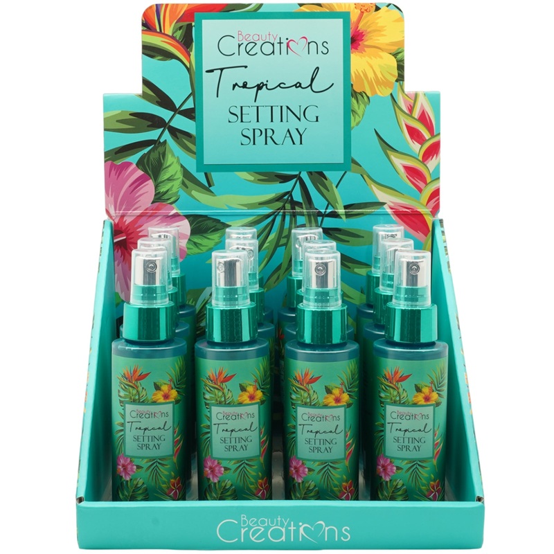 Beauty Creations Setting Spray – Tropical – Wholesale Display 12 Units (SPN07)
