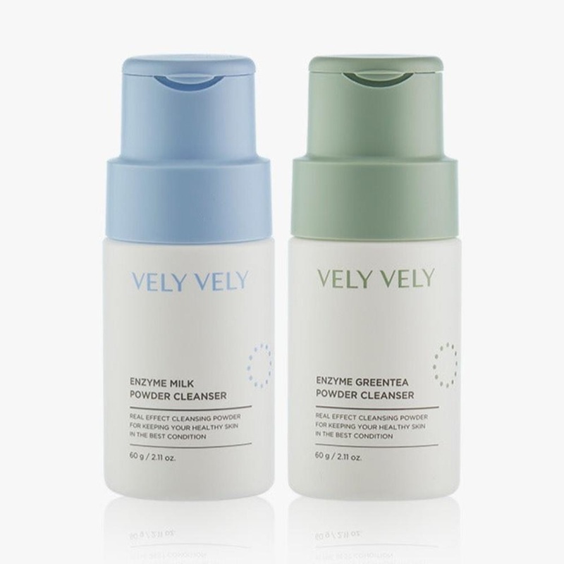 VELY VELY Enzyme Powder Cleanser 60g (Green Tea/Milk) Milk Powder Cleanser