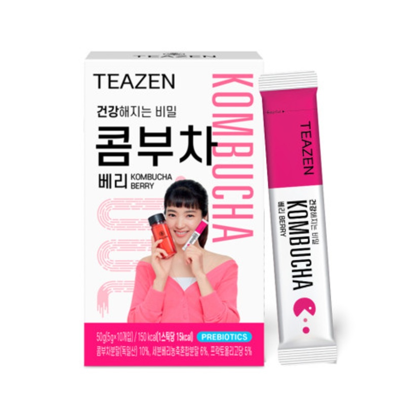 TEAZEN Kombucha 1BOX (5g x 10ea) – Berry