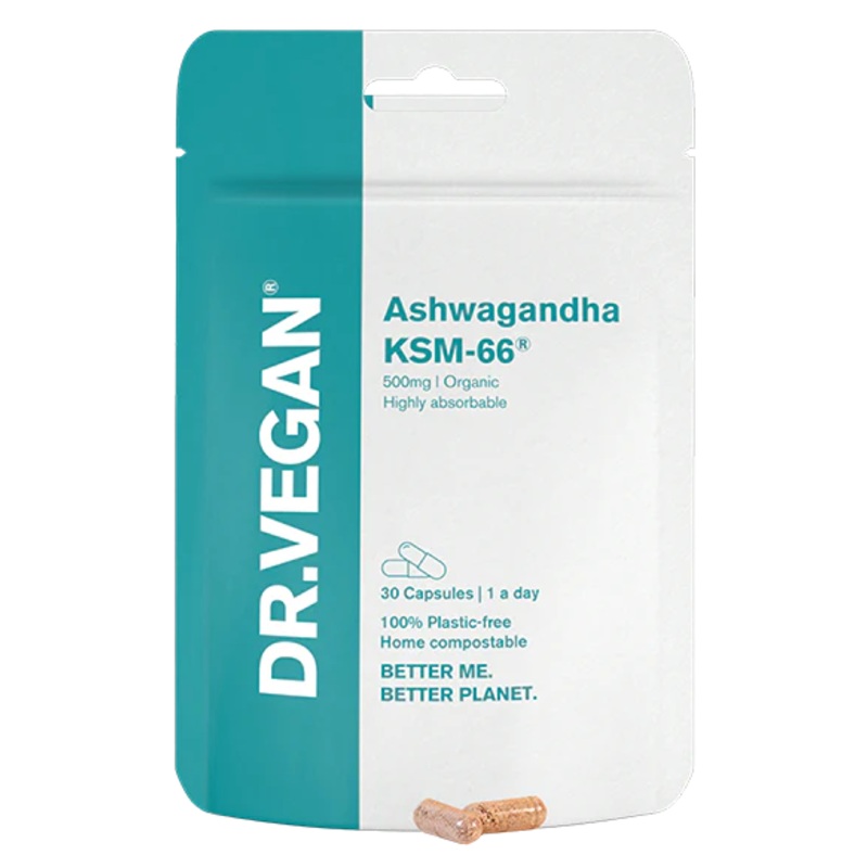 DR.VEGAN Ashwagandha KSM-66, 30 Capsules