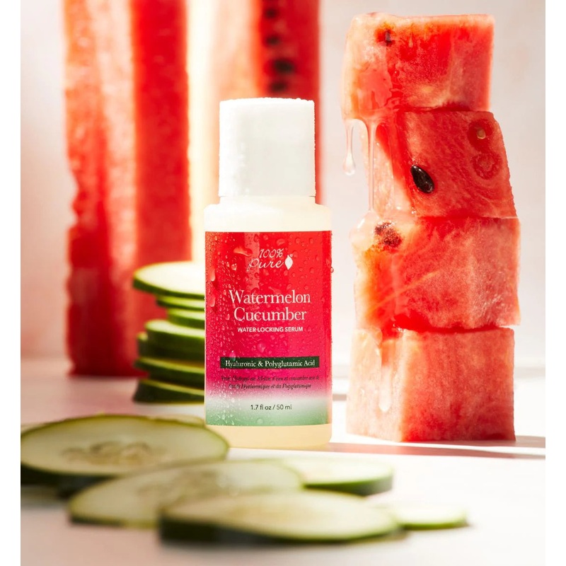 Watermelon + Cucumber Water Locking Serum – 100% Pure