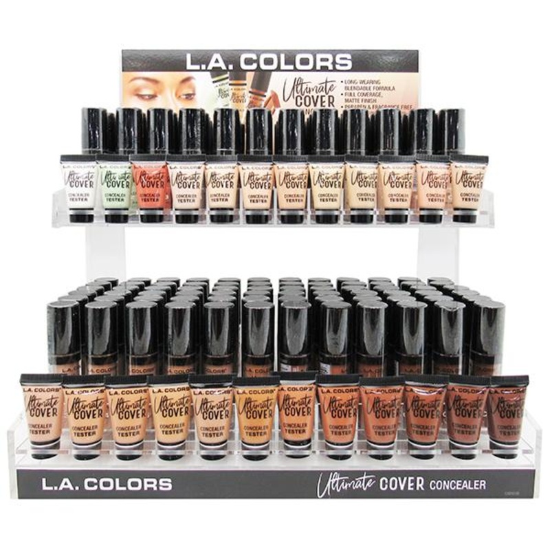 L.A. Colors Ultimate Cover Concealer – Wholesale Display 144 Units (CAD453)