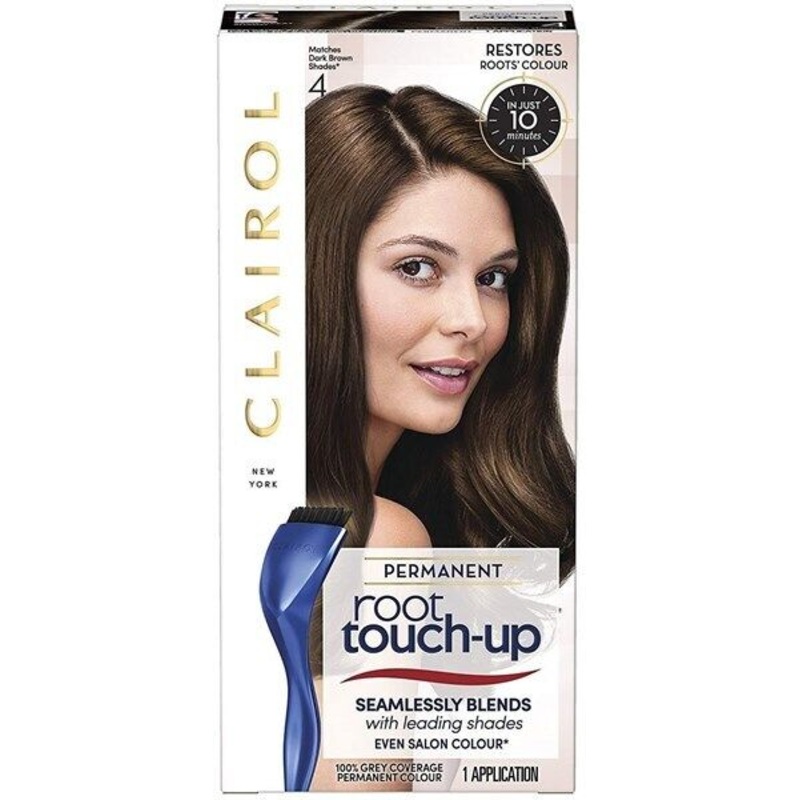 Clairol Nice ‘n Easy Root Touch-Up Permanent Colour, Dark Brown Shade 4