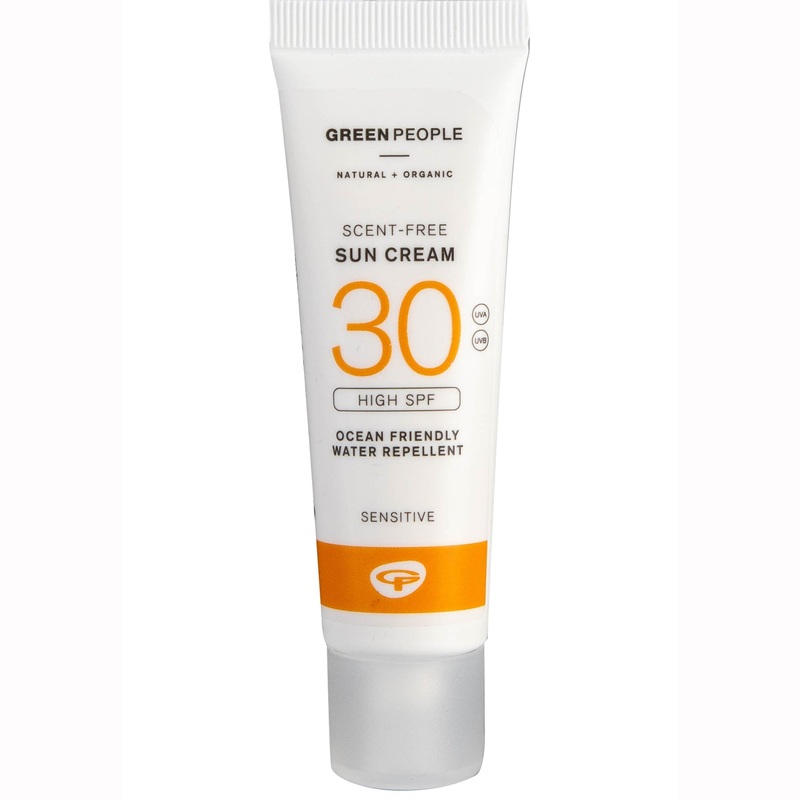 Green People Sun Cream Scent Free Body SPF30 30ml – Free with 60 Spend