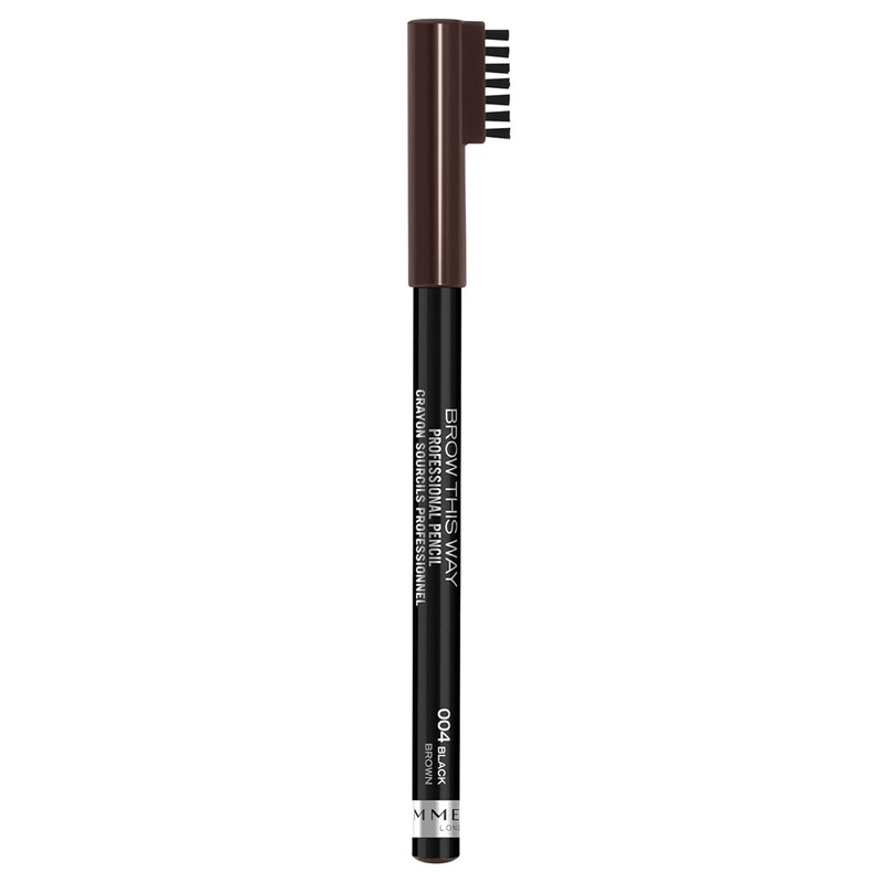 Rimmel London Brow This Way Professional Pencil 004 Black Brown