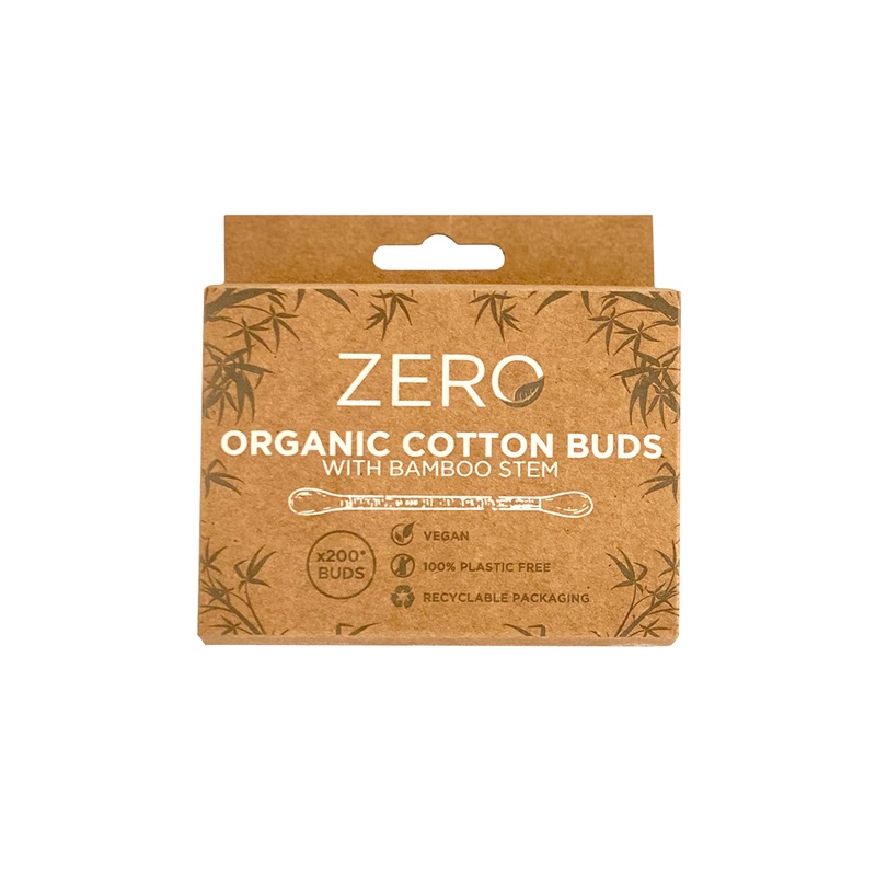 Skin Academy Zero 200 Organic Cotton Buds