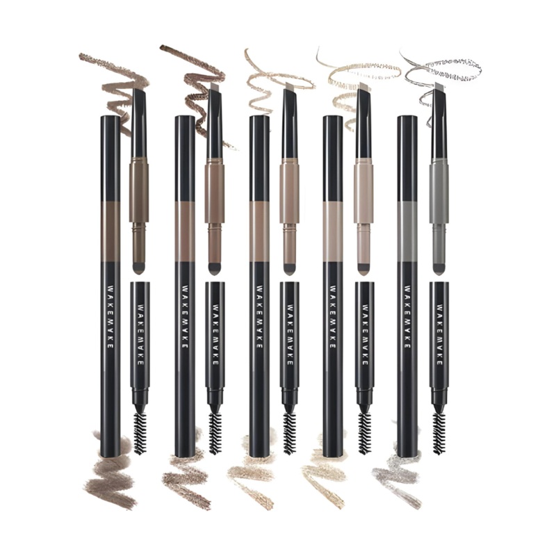 WAKEMAKE Powder Jet Dual Brow 0.2g+0.4g (5 colors) 05 Dark Brown