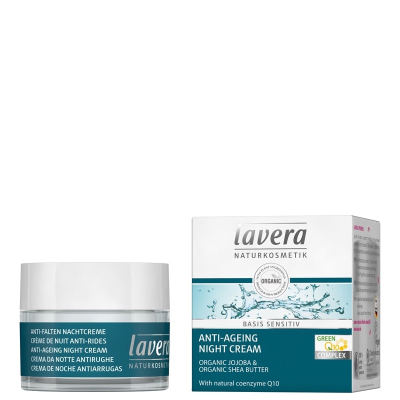 Lavera Basis Sensitiv Anti-Ageing Night Cream Q10 50ml