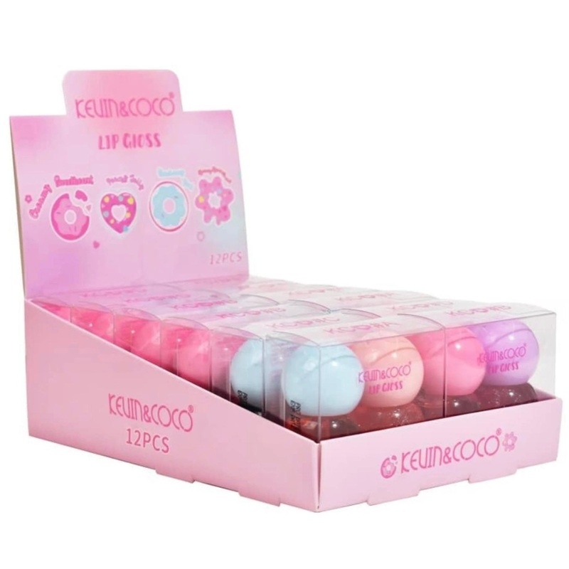 Kevin & Coco Lip Gloss Duo Set – Wholesale Display 12 Units (KC247844)