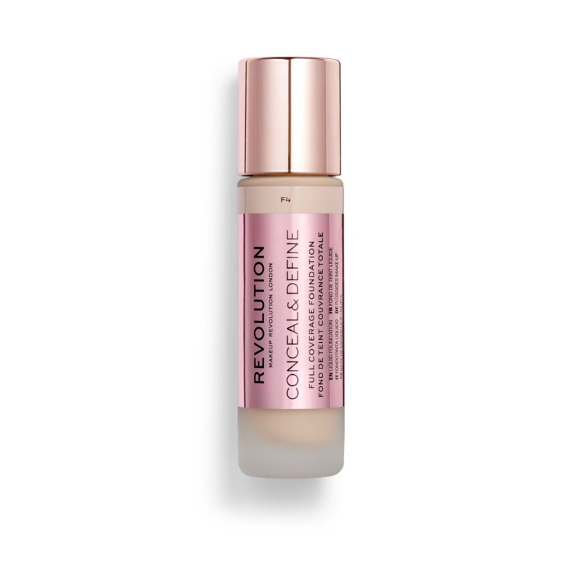 Revolution Conceal & Define Foundation F4