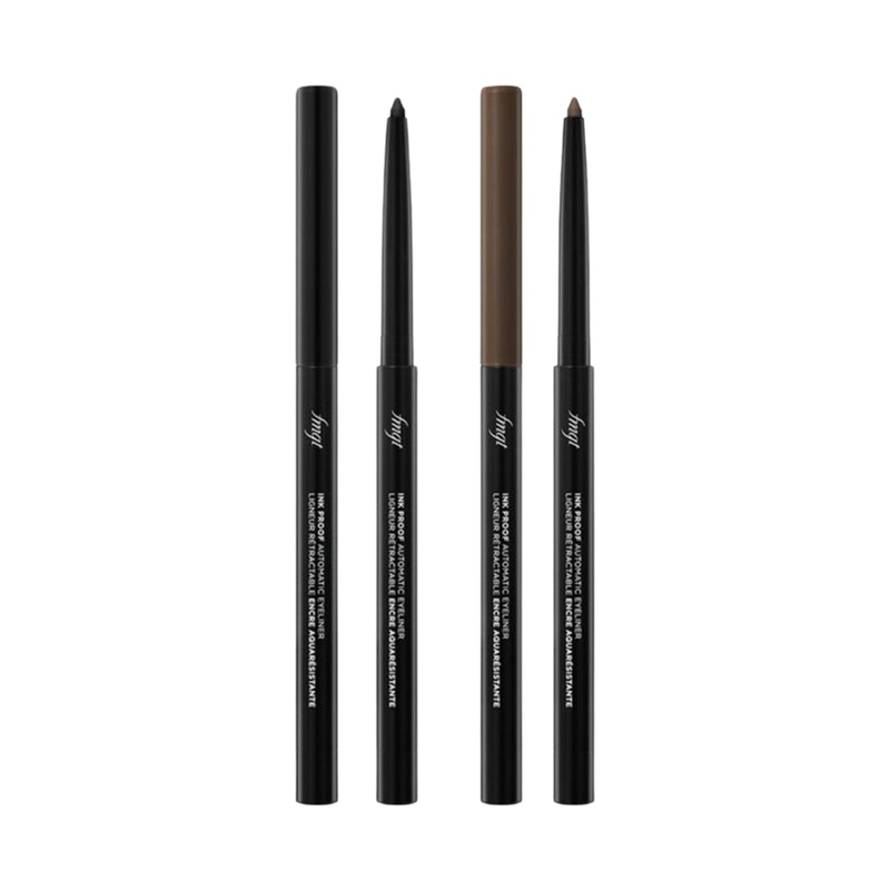 THE FACE SHOP Ink Proof Automatic Eyeliner 0.03g 2 Colors 01 Black
