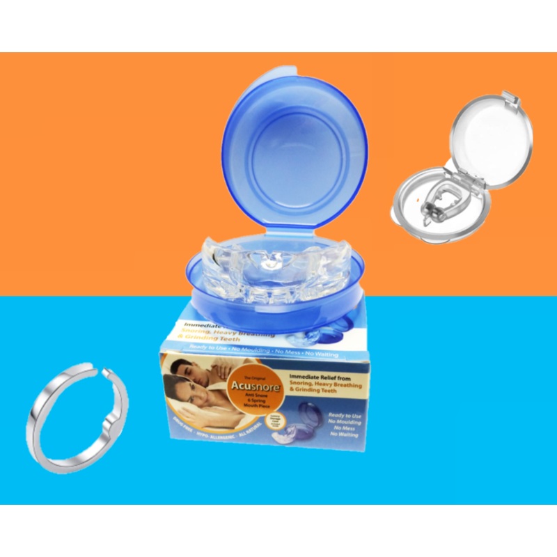 The Original Acusnore 3-Piece Anti-Snore Kit  Complete Natural Snoring Solution (Free UK Delivery!)